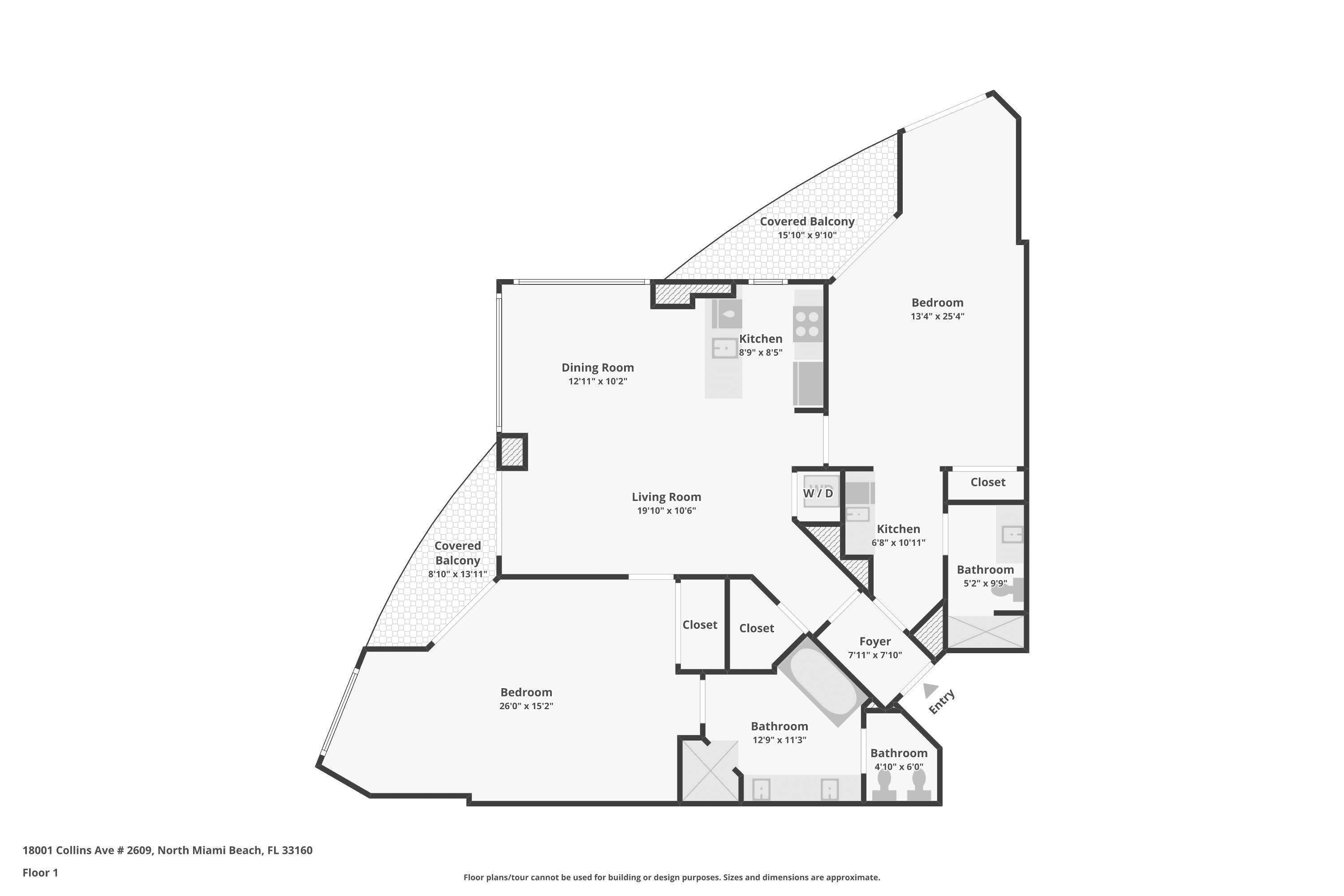 18001 Collins Avenue 2609, Sunny Isles Beach, FL 33160, Unit 2609 - Photo 2